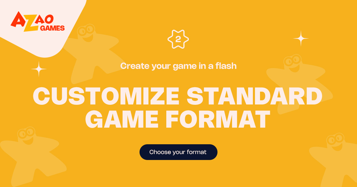 Customize standard board game formats | Azao Games